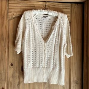 J.Jill Cardigan sweater, Women’s Large, Off White